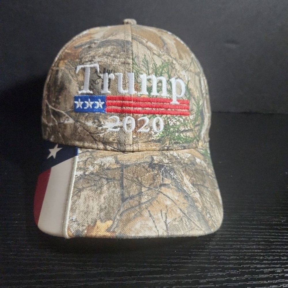 Trump 2020 Hat‎ Cap Camouflage Embroidered Political Patriotic Flag